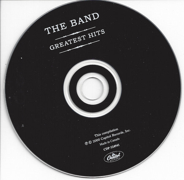 The Band – Greatest Hits - 2000 CD Vinyl Pursuit Inc