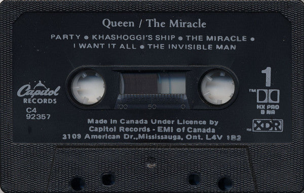 Queen – The Miracle - 1989 Cassette VinylPursuit.com