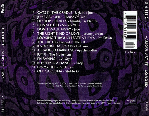 Various – Loaded - 1993 CD Vinyl Pursuit Inc