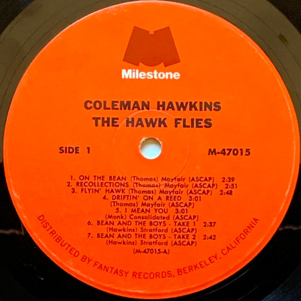 Coleman Hawkins – The Hawk Flies - 1973 US Pressing