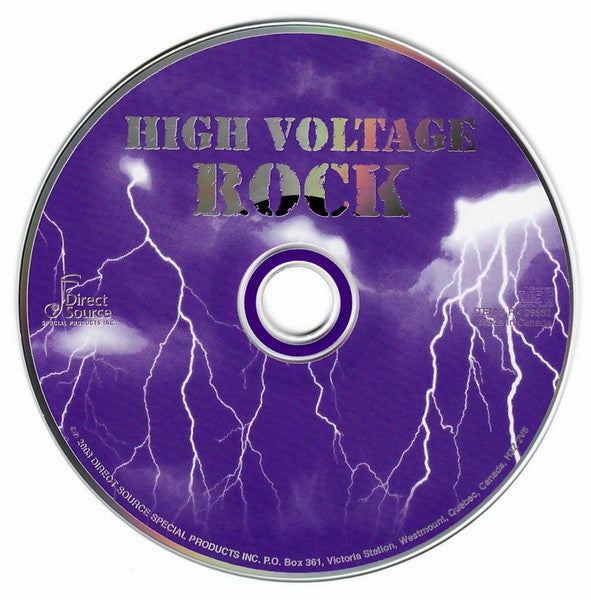Various – High Voltage Rock - 2003 CD Vinyl Pursuit Inc