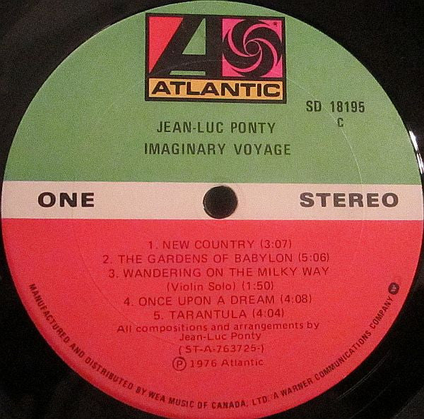 Jean-Luc Ponty – Imaginary Voyage