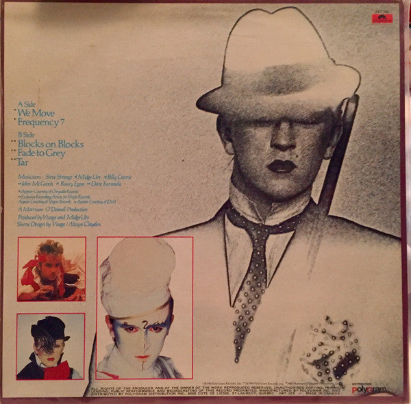 Visage – Visage - 1981 Vinyl Pursuit Inc