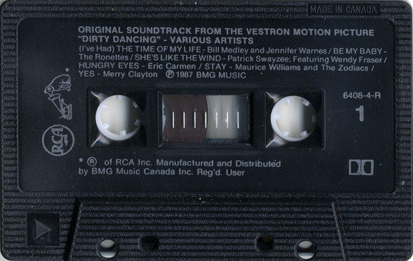 Various – Dirty Dancing (Original Soundtrack) - 1987 Cassette VinylPursuit.com