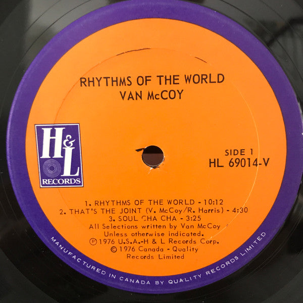 Van McCoy – Rhythms Of The World - GARAGE SALE!