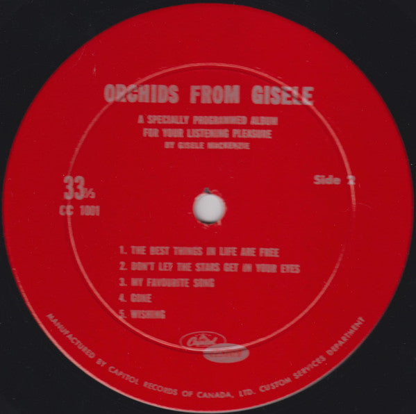 Gisele MacKenzie – Orchids From Gisele - 1958 Vinyl Pursuit Inc