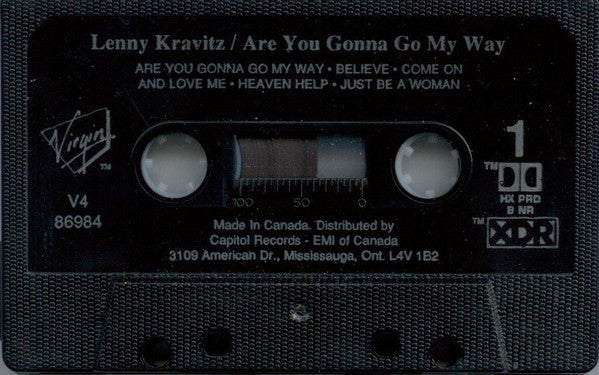 Lenny Kravitz – Are You Gonna Go My Way - 1993 Cassette VinylPursuit.com