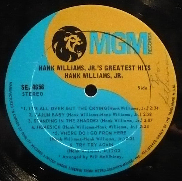 Hank Williams Jr – Hank Williams Jr Greatest Hits VinylPursuit.com