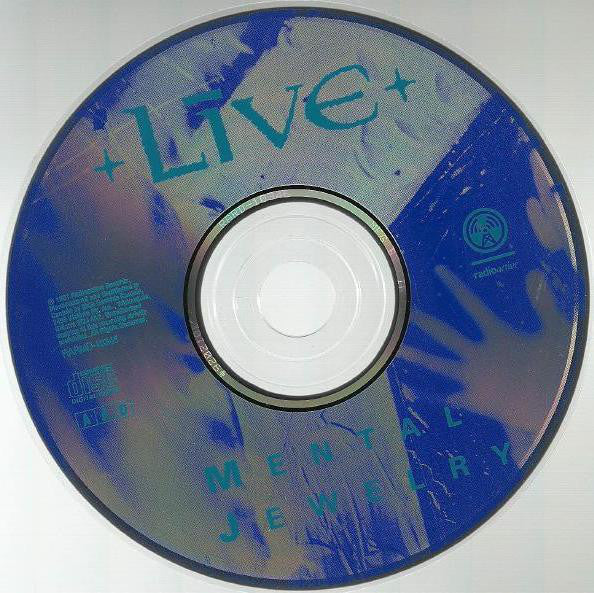 Live – Mental Jewelry - 1991 CD Vinyl Pursuit Inc