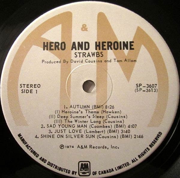Strawbs – Hero And Heroine - Vinyl Pursuit Inc
