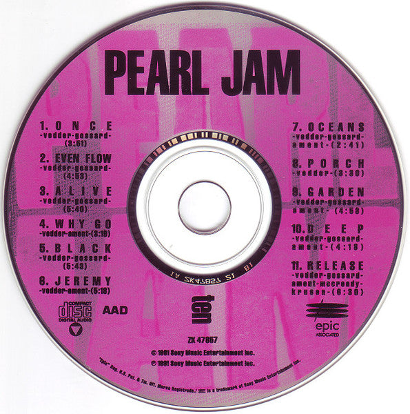 Pearl Jam – Ten - CD