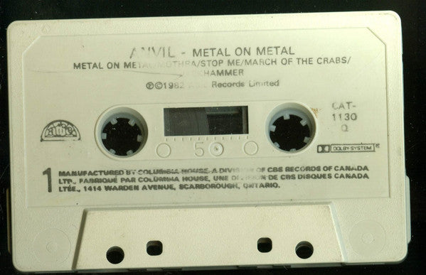 Anvil – Metal On Metal - 1982 Cassette VinylPursuit.com