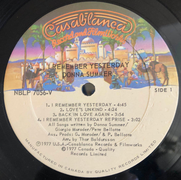 Donna Summer – I Remember Yesterday - GARAGE SALE!