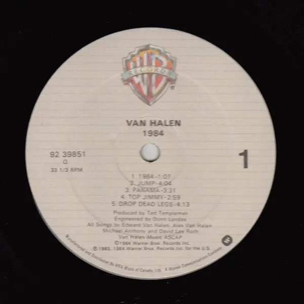 Van Halen ‎– 1984 VinylPursuit.com
