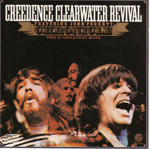 Creedence Clearwater Revival Featuring John Fogerty – Chronicle - The 20 Greatest Hits - 1991 CD Vinyl Pursuit Inc