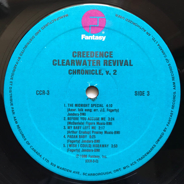 Creedence Clearwater Revival – Chronicle Volume Two - 1986 Original, Rare