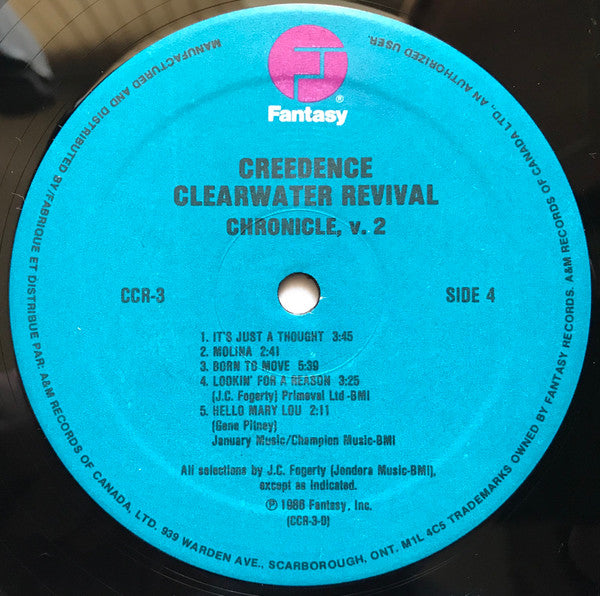Creedence Clearwater Revival – Chronicle Volume Two - 1986 Original, Rare