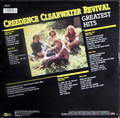 Creedence Clearwater Revival – Greatest Hits - 1986 (Missing One) VinylPursuit.com