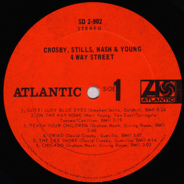 Crosby, Stills, Nash & Young – 4 Way Street - 1971 Original