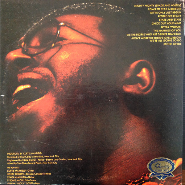 Curtis Mayfield - Curtis / Live! 1971 Original, Rare!
