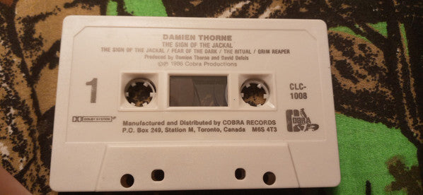 Damien Thorne – The Sign Of The Jackal - 1986 Cassette