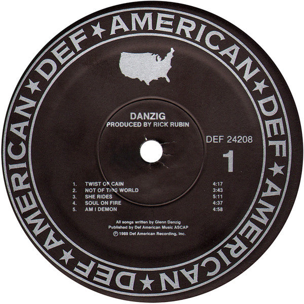 Danzig – Danzig - Red/Black Marble Vinyl! VinylPursuit.com