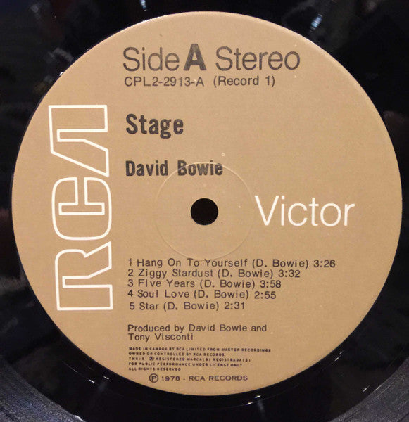 David Bowie – Stage - 1978