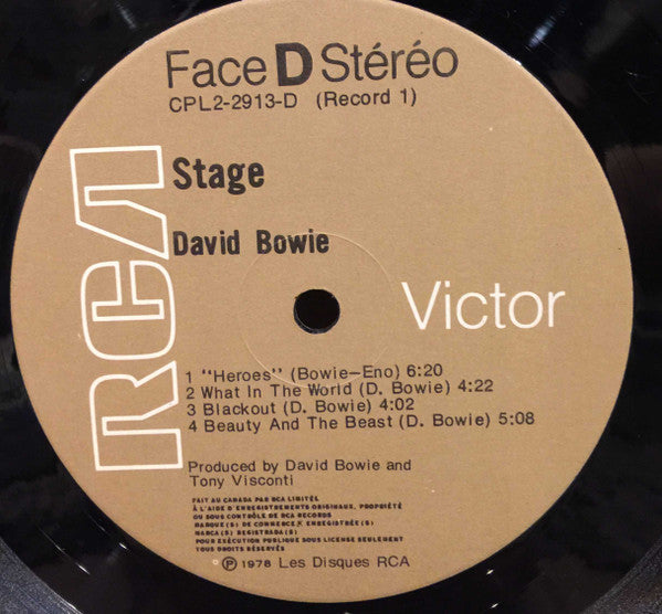 David Bowie – Stage - 1978