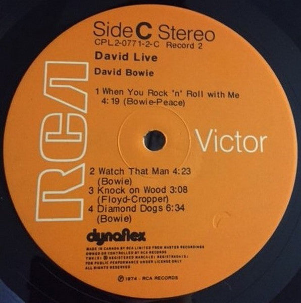 David Bowie – David Live - 1974 Original VinylPursuit.com