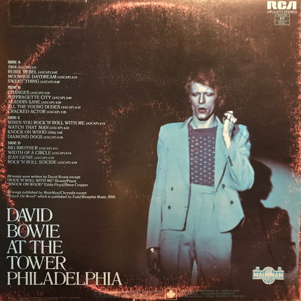 David Bowie – David Live - 1974 Original VinylPursuit.com
