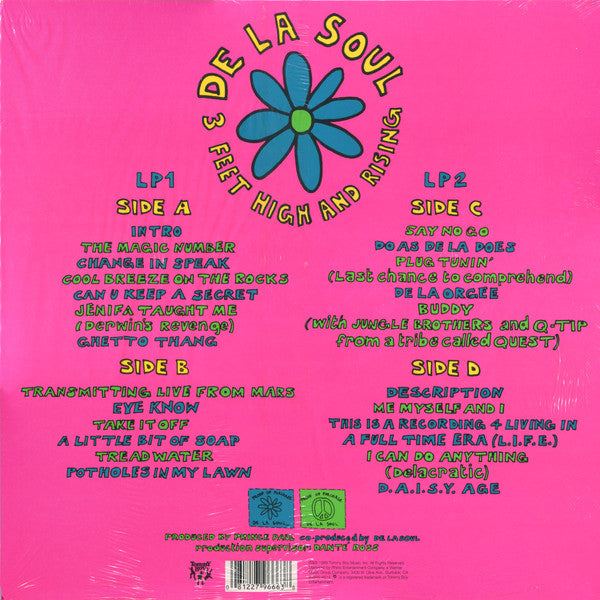 De La Soul – 3 Feet High And Rising - 2013 Pressing Vinyl Pursuit Inc
