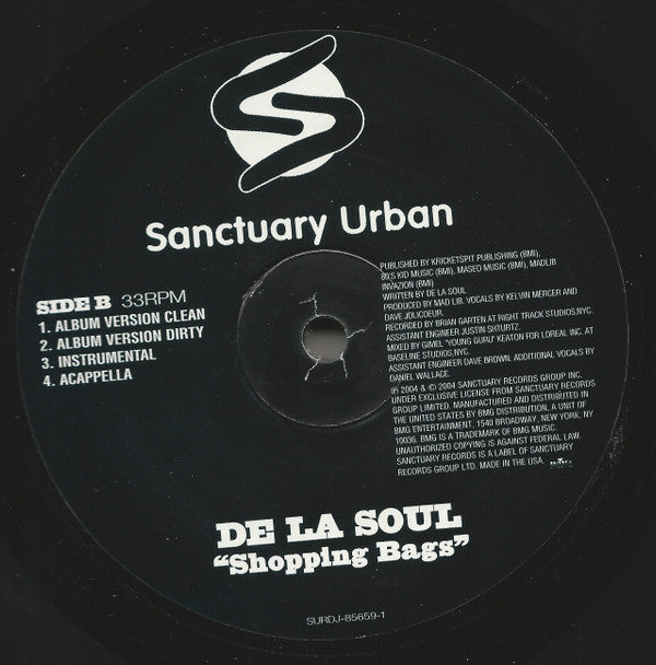 De La Soul – The Grind Date / Shopping Bags (She Got From You) - Promo!