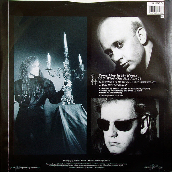Dead Or Alive – Something In My House - 1986 UK Original VinylPursuit.com