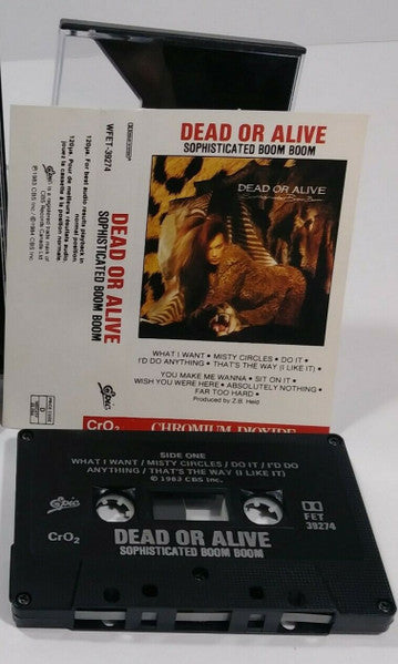 Dead Or Alive – Sophisticated Boom Boom - 1984 Cassette VinylPursuit.com