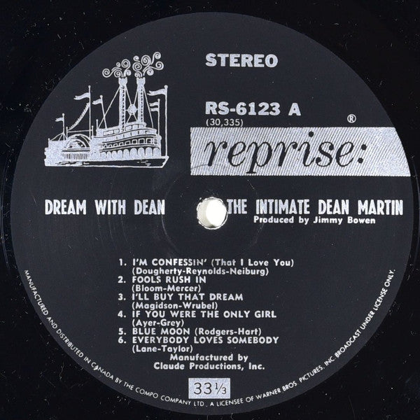 Dean Martin – Dream With Dean - 1964 Original VinylPursuit.com
