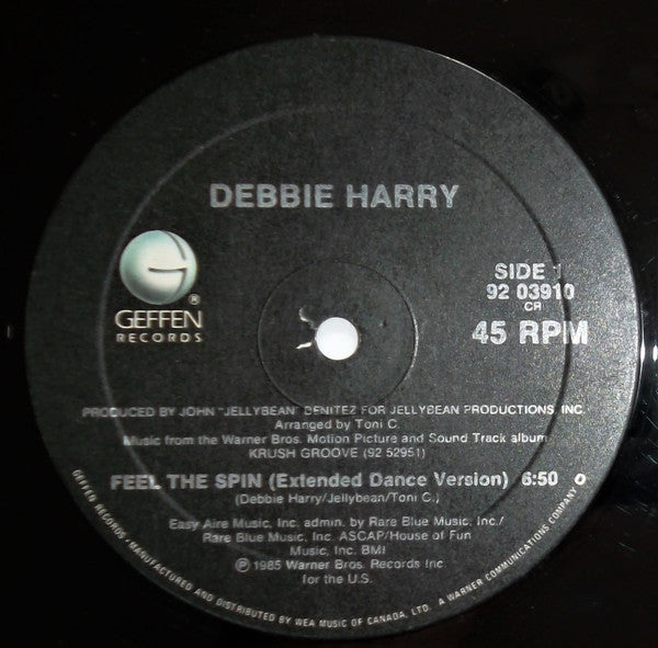 Debbie Harry ‎– Feel The Spin - 1985, Sealed!