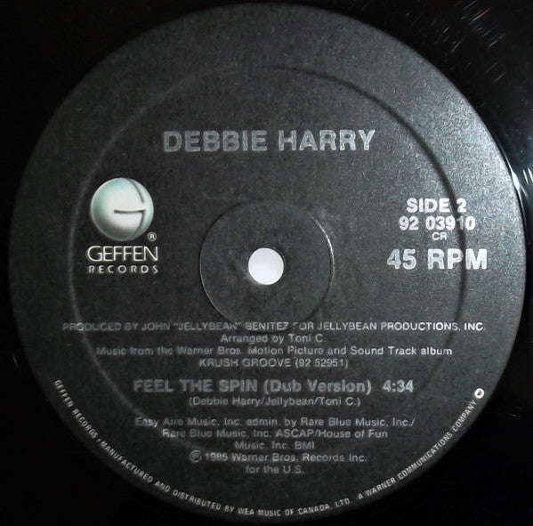Debbie Harry ‎– Feel The Spin - 1985, Sealed!