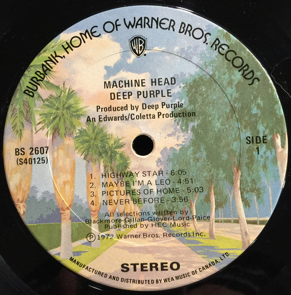 $1 Adopt-a-Classic- Deep Purple – Machine Head - 1973 Original VinylPursuit.com