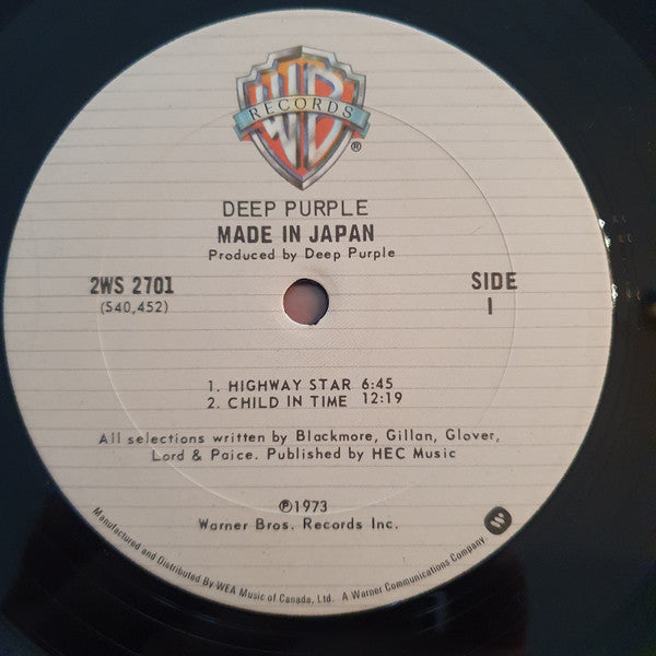 Deep Purple ‎– Made In Japan - 1973 Pressing! VinylPursuit.com