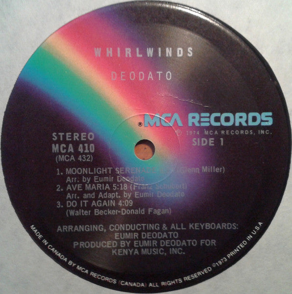 Deodato – Whirlwinds - 1974 Original