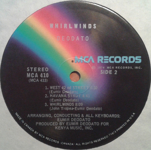 Deodato – Whirlwinds - 1974 Original