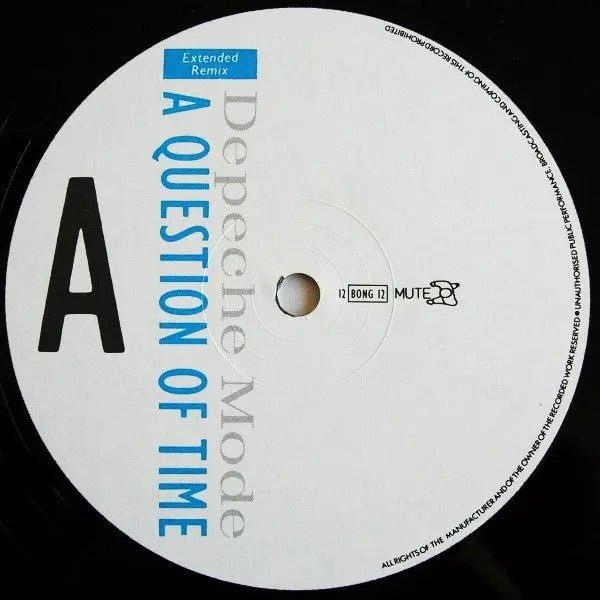 Depeche Mode – A Question Of Time / A Question Of Lust - 1986 UK Original, Rare! VinylPursuit.com