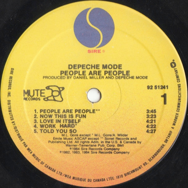 Depeche Mode - People Are People - 1984 Original!