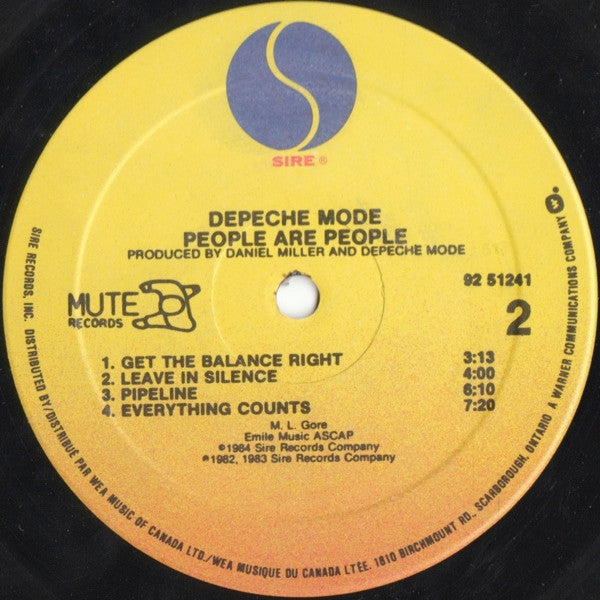 Depeche Mode - People Are People - 1984 Original!