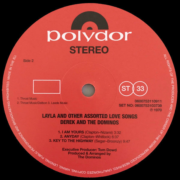 Derek and The Dominos – Layla And Other Assorted Love Songs - Remastered