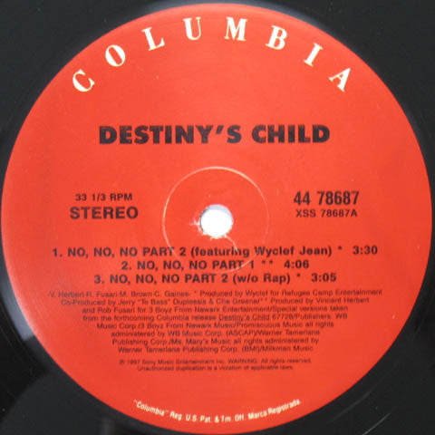 Destiny's Child – No No No  - 1998 Original in Shrinkwrap