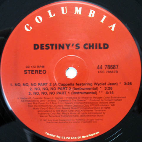 Destiny's Child – No No No  - 1998 Original in Shrinkwrap