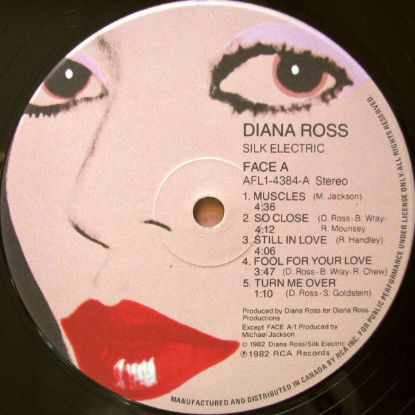 Diana Ross ‎– Silk Electric - 1982 Original, Bargain! VinylPursuit.com