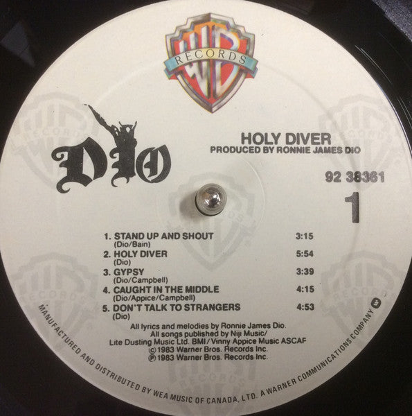 Dio – Holy Diver - 1983 Original! (Please read)