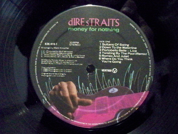 Dire Straits – Money For Nothing - 1988 Original VinylPursuit.com